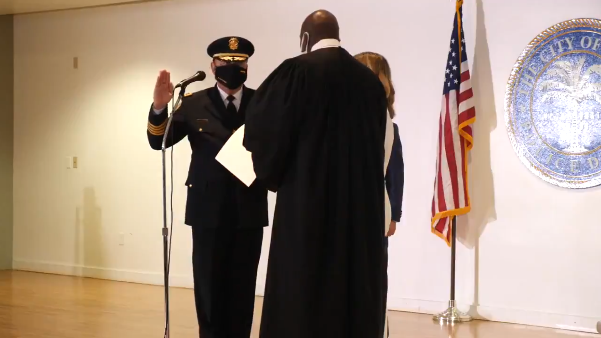 Swearing in